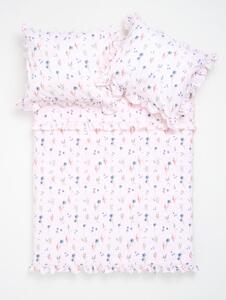 Sinsay - Virágmintás ágyneműgarnitúra - pasztellpink