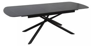 Vector bővíthető étkezőasztal fekete 180-220cm