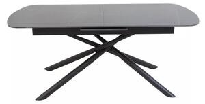 Vector bővíthető étkezőasztal fekete 160-200cm