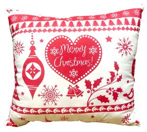 Antiallergén párna Christmas Piros 40x40cm TiaHome