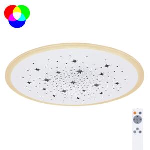 Globo MURPHY 48120D2 távirányítós mennyezetlámpa csillag dekorral, 30W+6W LED, 2700-6500K+RGB, 290+2400 lm