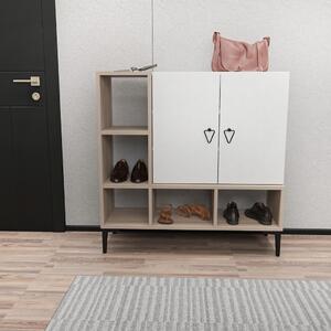 Platin komód, fehér, 100 cm