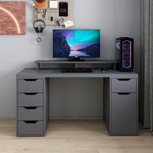 Alen íróasztal, antracit, 150 cm – TR506MNR3863