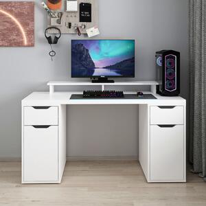Alen íróasztal, fehér, 150 cm – TR506MNR3862