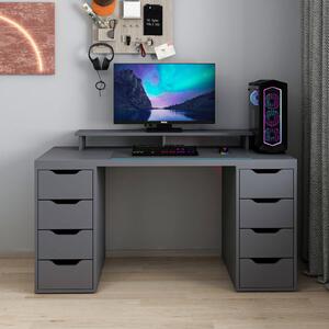 Alen íróasztal, antracit, 150 cm – TR506MNR3865