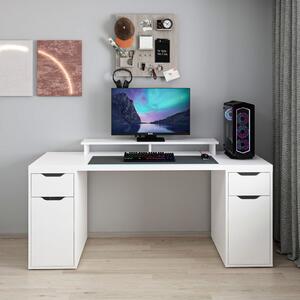 Alen íróasztal, fehér, 180 cm – TR506MNR3868