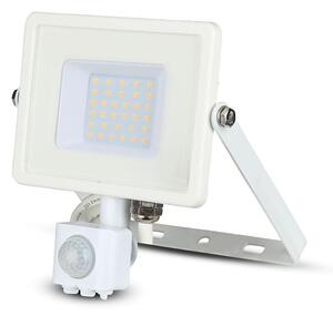 V-TAC mozgásérzékelős LED reflektor 30W meleg fehér Samsung chip - SKU 457