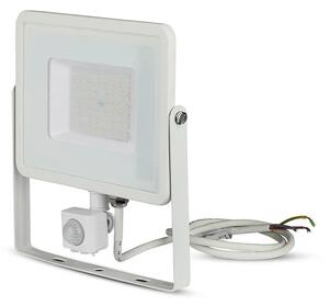 V-TAC mozgásérzékelős LED reflektor 50W meleg fehér Samsung chip - SKU 466