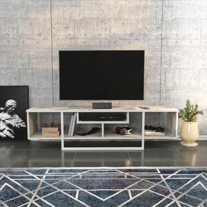 Asal TV-állvány, fehér, 150 cm