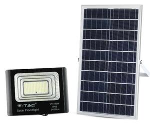 V-TAC napelemes LED reflektor 35W természetes fehér 15000 mAh, fekete házzal - SKU 8576