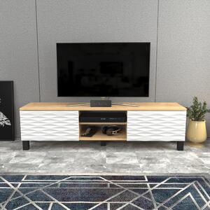 Lukas TV-állvány, fehér, 150 cm – TR322RTC2152