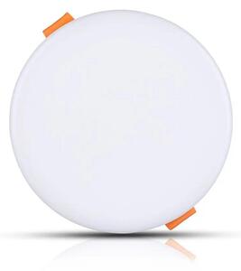 V-TAC süllyeszthető mennyezeti kerek LED panel 12W hideg fehér - SKU 729