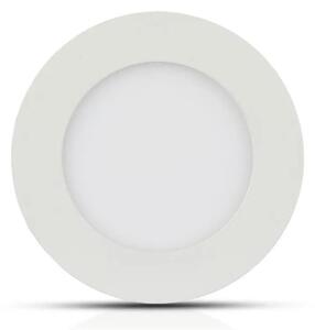 V-TAC süllyeszthető mennyezeti kerek LED panel 12W meleg fehér - SKU 712