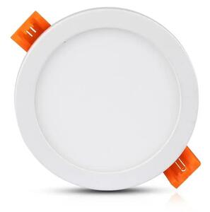 V-TAC süllyeszthető mennyezeti kerek LED panel vékony kerettel 8W meleg fehér - SKU 4931