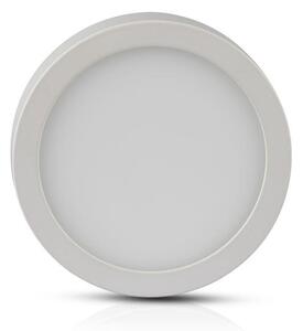 V-TAC falon kívüli mennyezeti kerek LED panel 18W hideg fehér - SKU 4918