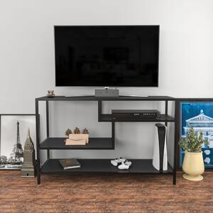 Robbins TV-állvány, fekete-antracit, 120 cm