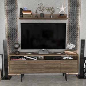 Ola TV-állvány, dió, 160 cm