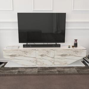 Inci TV-állvány, fehér, 180 cm – TR322RTC2448