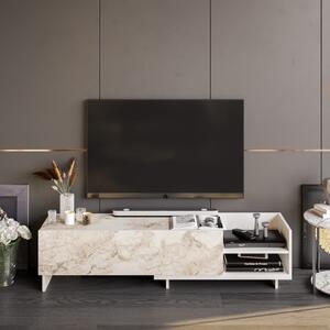 Parion TV-állvány, fehér, 165 cm – TR322RTC2452