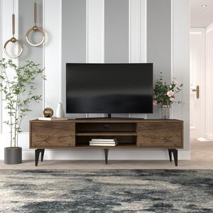 Brendon TV-állvány, dió, 160 cm