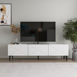 Felix TV-állvány, fehér, 160 cm