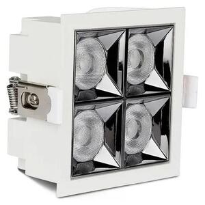 V-TAC süllyeszthető LED SMD mélysugárzó lámpa UGR<19 CRI>90 16W 12° hideg fehér - SKU 976