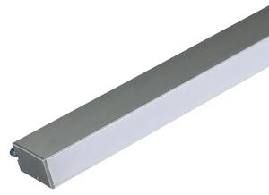 V-TAC ezüst mennyezetre függeszthető lineáris LED lámpa 120cm 40W hideg fehér - SKU 21601