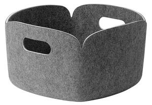 Muuto - Restore Kosár 28x28 Grey Mélange - Lampemesteren
