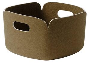 Muuto - Restore Kosár 28x28 Brown Green - Lampemesteren
