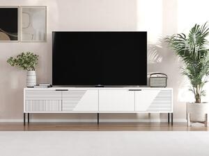 TV-állvány, fehér, 180 cm – TR327ODS1316