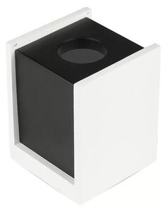 V-TAC GU10 LED falon kívüli lámpatest, fehér+fekete - SKU 3140