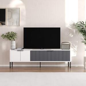 Noah TV-állvány, fehér-antracit, 150 cm