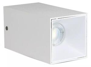 V-TAC GU10 LED falon kívüli lámpatest, fehér+fehér - SKU 8583