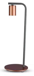 V-TAC bronz színű asztali lámpa, E27 foglalattal - SKU 40331