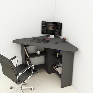Corner íróasztal, antracit, 80 cm