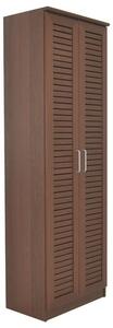 Dulap pantofi Sante 21 perechi, culoarea nuc 60x37x183cm