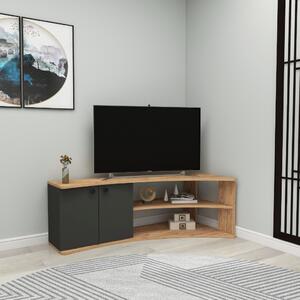 Termera TV-állvány, atlanti fenyő-antracit, 135 cm