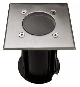 V-TAC szögletes talajlámpa, IP65, GU10 foglalattal - SKU 7516