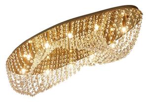 Luxera Elipthon 62441 kristály mennyezeti lámpa, 10x33W G9