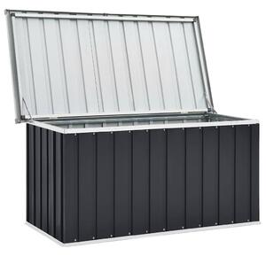VidaXL antracitszürke kerti tárolóláda 129 x 67 x 65 cm