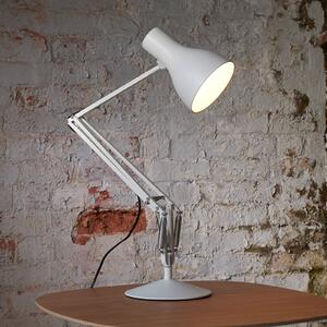 Anglepoise Type 75 asztali lámpa alpesi fehér, Fehér / opál, Dolgozószoba / Iroda, Alumínium, Indusztriális dizájn