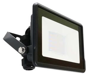 V-TAC kötödobozos LED reflektor 20W hideg fehér, fekete házzal - SKU 20309