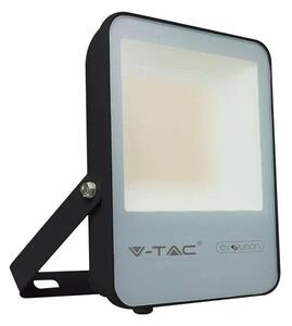 V-TAC LED reflektor 30W hideg fehér, fekete házzal, 157 Lm/W - SKU 20450