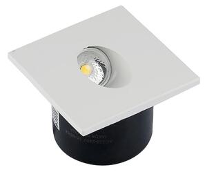 V-TAC 3W beltéri COB LED lépcsővilágítás, szögletes, természetes fehér, 90 Lm/W - SKU 211210