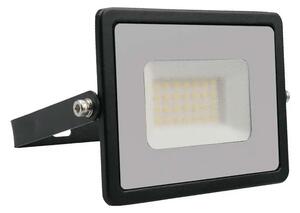 V-TAC E-széria LED reflektor 30W természetes fehér, fekete házzal - SKU 215953