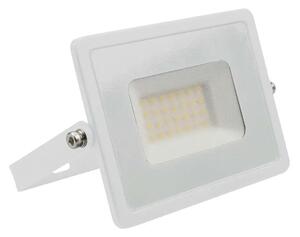 V-TAC E-széria LED reflektor 30W természetes fehér, fehér házzal - SKU 215956