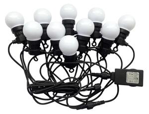 V-TAC LED 10W party fényfüzér 5m 10db fényforrással, meleg fehér - SKU 217436