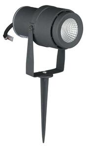 V-TAC 12W, szürke, földbe szúrható talajlámpa, IP65, természetes fehér - SKU 217551