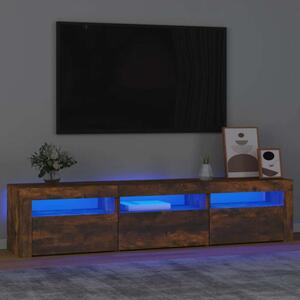 VidaXL LED-es TV Szekrény - Füstös Tölgy - 180cm