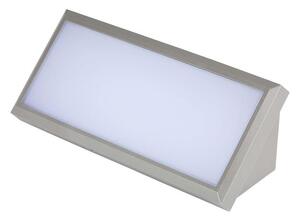 V-TAC Landscape 12W kültéri fali LED lámpa meleg fehér, szürke házzal, 100 Lm/W - SKU 218233